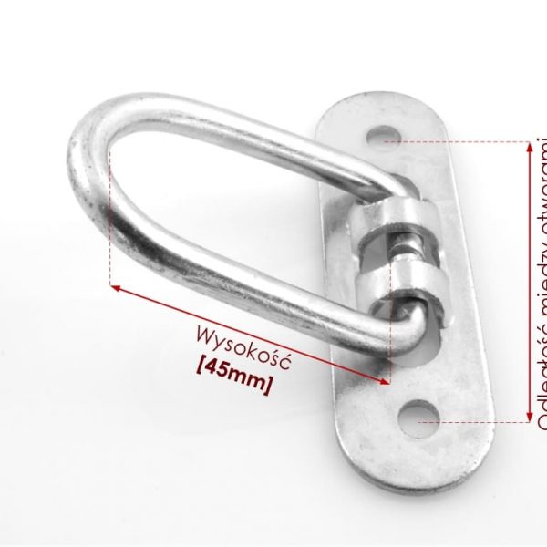 Chwytka wahliwa pionowa [h45mm]