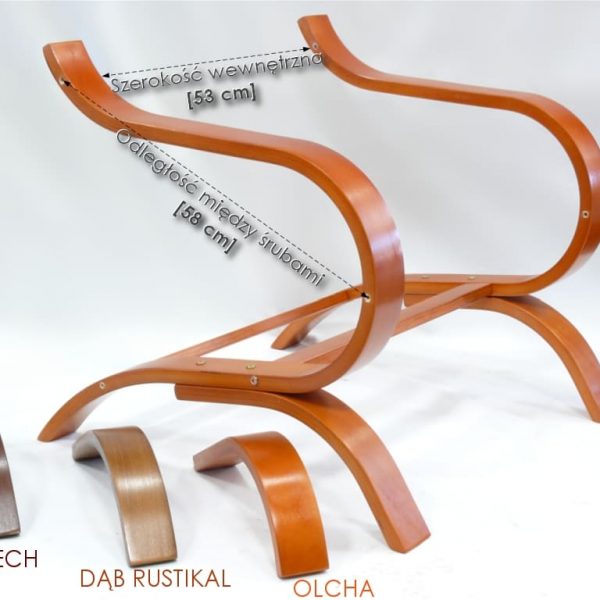 Fotel finka - nogi Irys