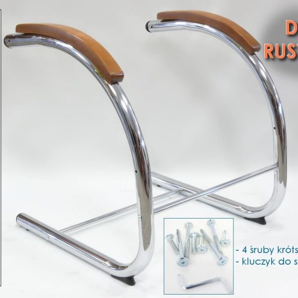 Fotel finka - nogi Metal Chrom