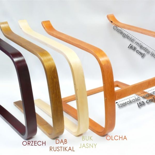 Fotel finka - nogi typ Prosty