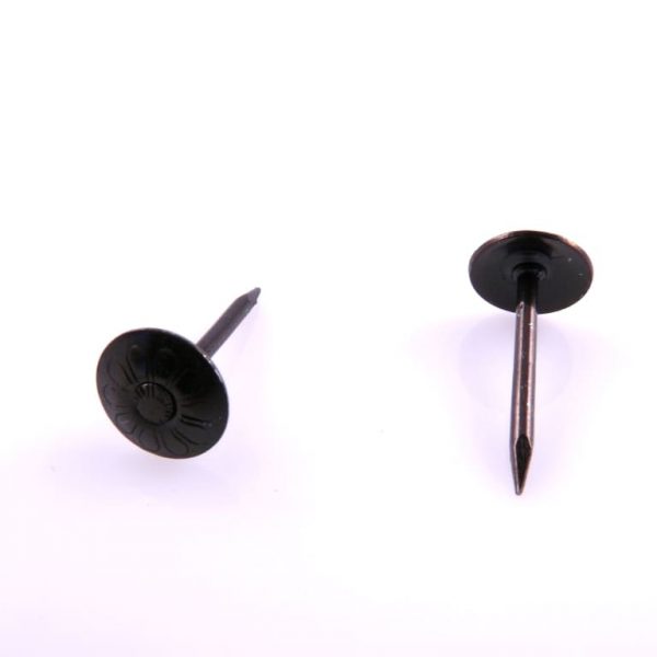 Gwoździe (pinezki) ozdobne czarne [1000 szt.]