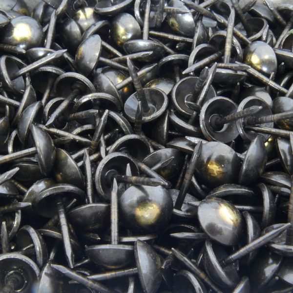 Pinezki (gwoździe) ozdobne czarne [1000 szt.]