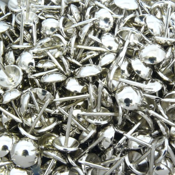 Pinezki (gwoździe) ozdobne srebrne [1000 szt.]