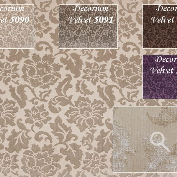 Tkanina szenilowa DECORIUM VELVET