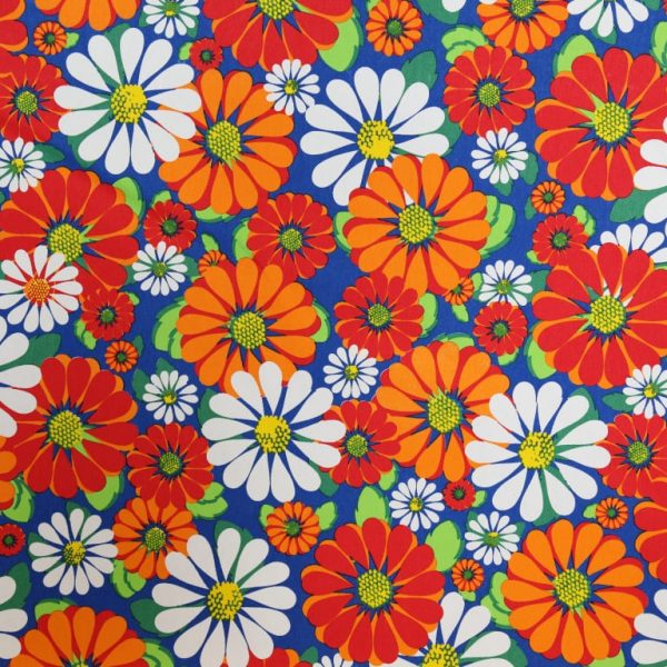 Tkanina leżakowa KWIATY