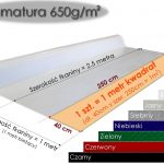 Tkanina plandekowa 650g/m2 [szerokość 2.5m]