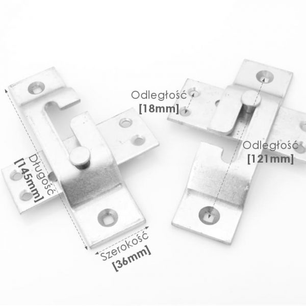 Zawias do amerykanki [4 elementowy]